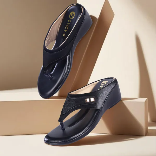 Sticy_DailyWear_Black_Wedge_Heel