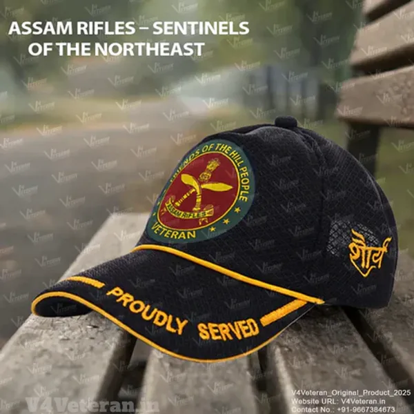 Assam_Rifles-Proudly_Served_(Black)_Veterans_Baseball_Cap