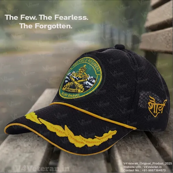 199_Field_Regiment_-_OFFICERS'_(Black)_Veterans_Baseball_Cap