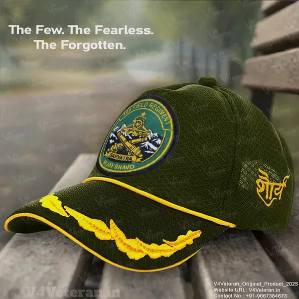 199_Field_Regiment_-_OFFICERS'_(Green)_Veterans_Baseball_Cap