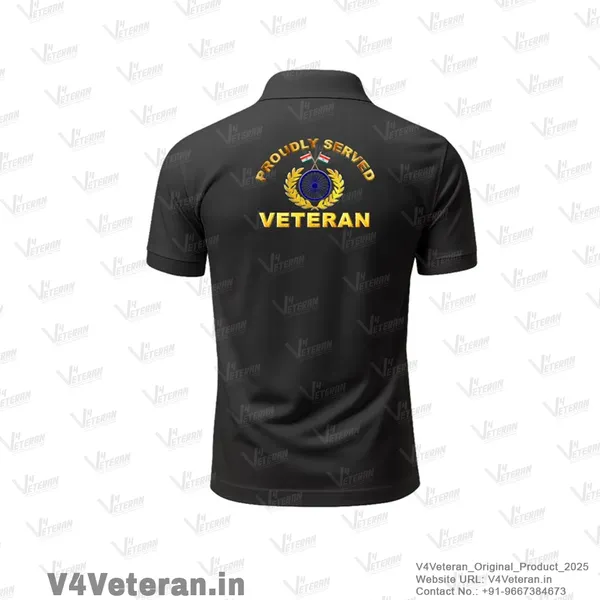 CRPF_Veteran_"Proudly_Served"_Black_Polo_Shirt