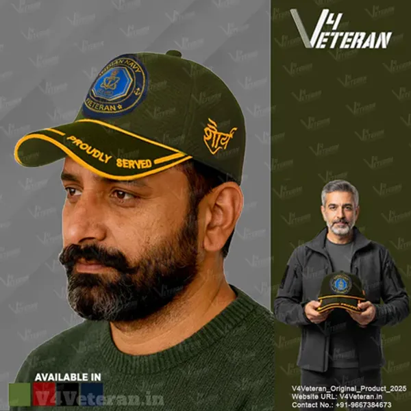 Indian_Navy_(Olive_Green)_Proudly_Served_Baseball_Cap_for_Veterans