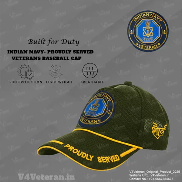 Indian_Navy_(Olive_Green)_Proudly_Served_Baseball_Cap_for_Veterans