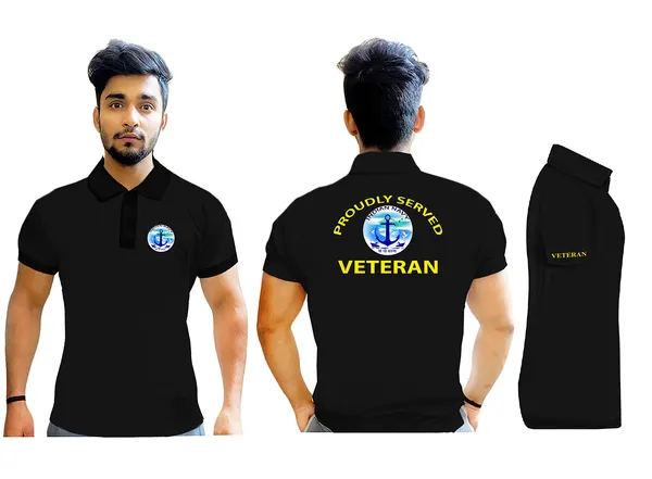 T-Shirts_for_Indian_Navy_Veterans_(Dri-Fit_Polo,_Anchor,_Black)