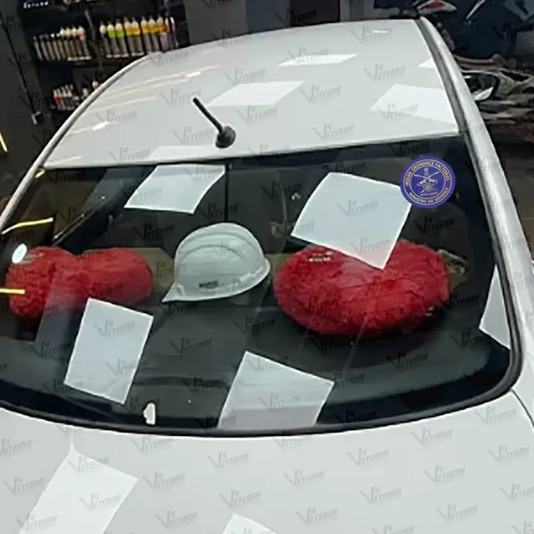 INDIAN_ORDNANCE_FACTORIES_Windshield_Front_Gumming_Vinyl_Stickers/Decals_for_Inside_Pasting_(Pack_of_7)