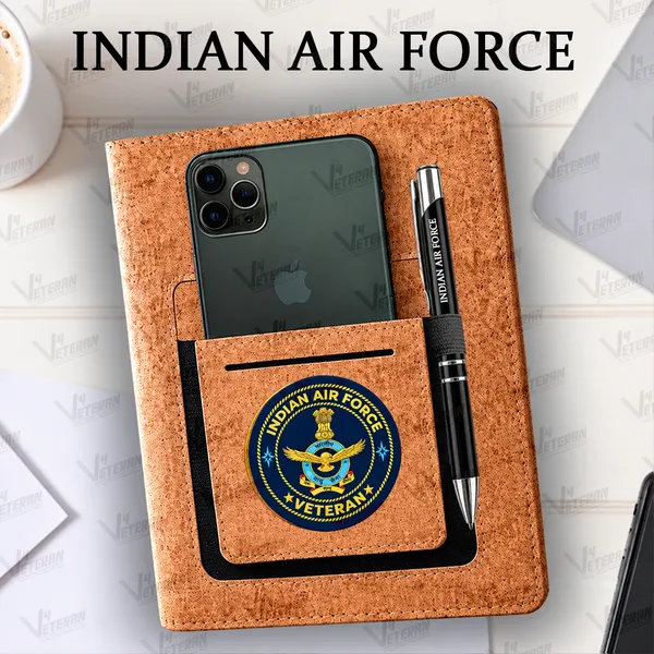 Indian_Air_Force_(Veteran)_Office_Notebook_with_Phone–Card_Pocket_&_Elastic_Pen_Loop_(cork)