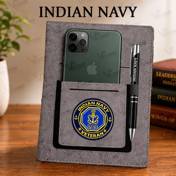 INDIAN_NAVY_(Veteran)_Office_Notebook_with_Phone–Card_Pocket_&_Elastic_Pen_Loop