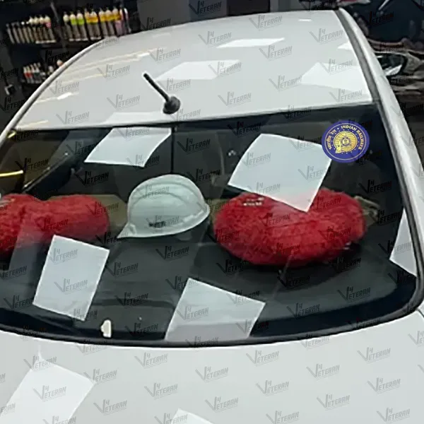 INDIAN_RAILWAY_Veteran_Windshield_Front_Gumming_Vinyl_Stickers/Decals_for_Inside_Pasting_(Pack_of_7)