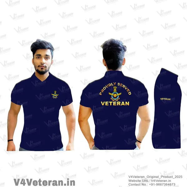 T-Shirts_for_Indian_Air_Force_Veterans_(Dri-Fit_Polo,_Anchor,_Dark_Blue)