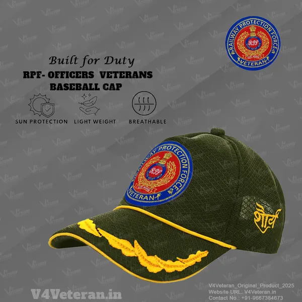 RPF_Officers'_(Olive_Green)_Veterans_Baseball_Cap