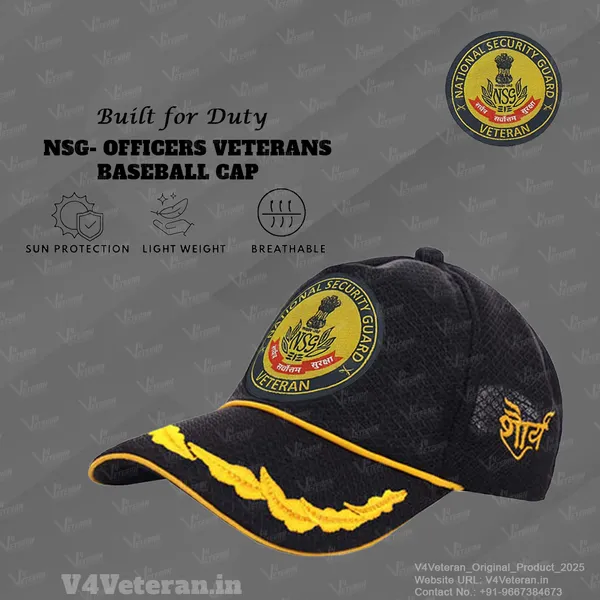 NSG_Officers'_(Black)_Veterans_Baseball_Cap
