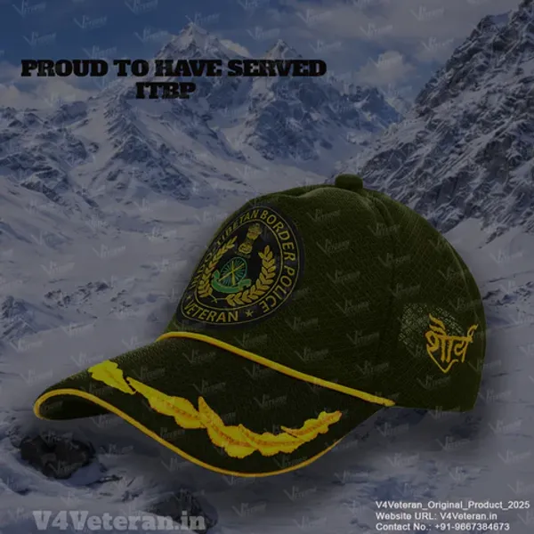 ITBP_Officers'_(Olive_Green)_Veterans_Baseball_Cap