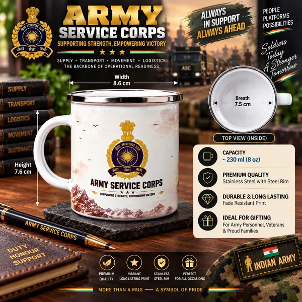 Army_Service_Corps_Steel_Mug