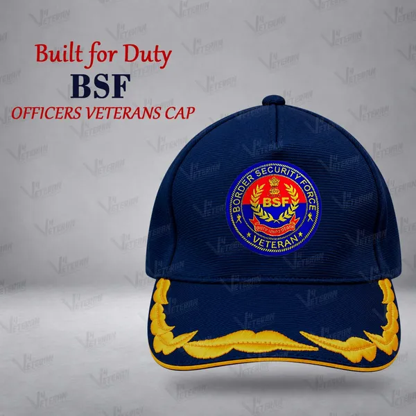 BSF_Officers_Veterans_Cap_(Fabric:_Premium_Autumn,_Color:_Blue)