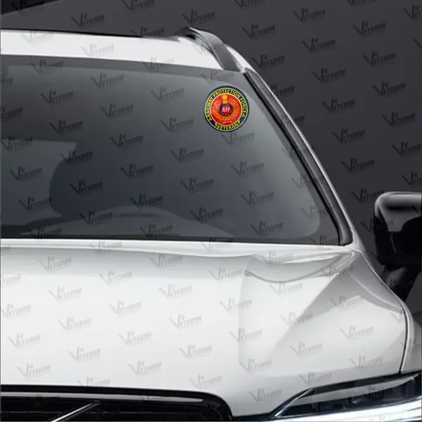 RPF_Veteran_Windshield_Front_Gumming_Vinyl_Stickers/Decals_for_Inside_Pasting_(Pack_of_7)