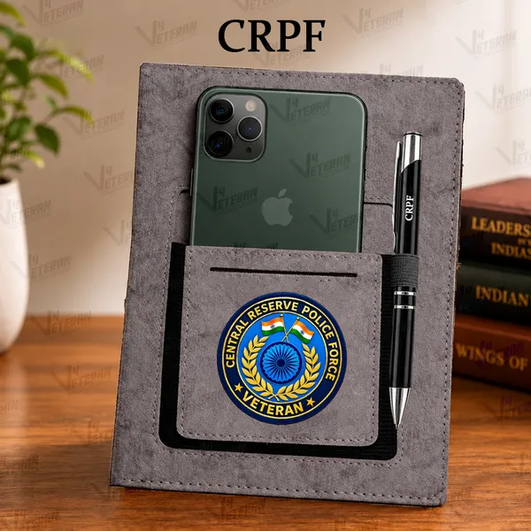 CRPF_(Veteran)_Office_Notebook_with_Phone–Card_Pocket_&_Elastic_Pen_Loop
