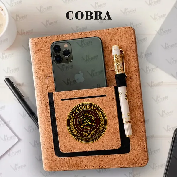 Classic_Cobra_Office_Notebook_with_Phone–Card_Pocket_&_Elastic_Pen_Loop_-_Cork