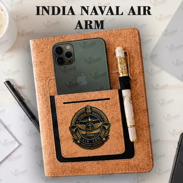 Classic_Indian_Naval_Air_Arm_Office_Notebook_with_Phone–Card_Pocket_&_Elastic_Pen_Loop