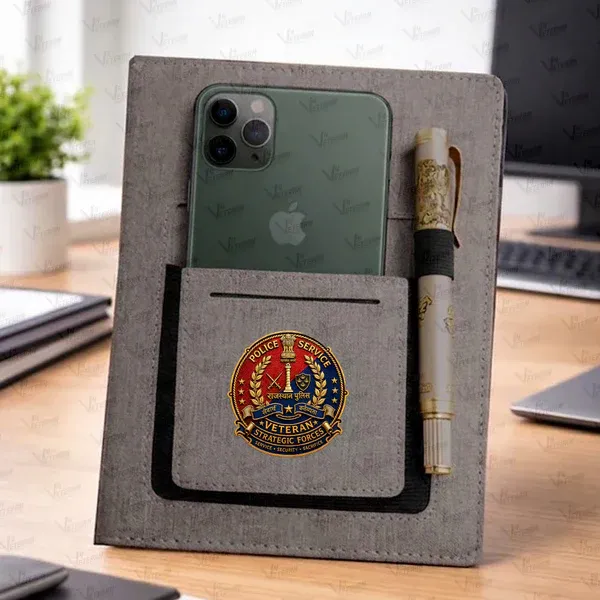 Classic_Rajasthan_Police_(Veteran)_Office_Notebook_with_Phone–Card_Pocket_&_Elastic_Pen_Loop