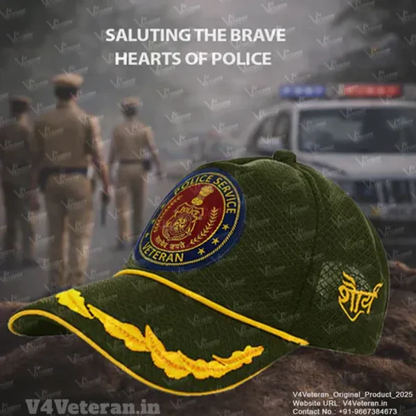 Police_Service_Officers'_(Olive_Green)_Veterans_Baseball_Cap