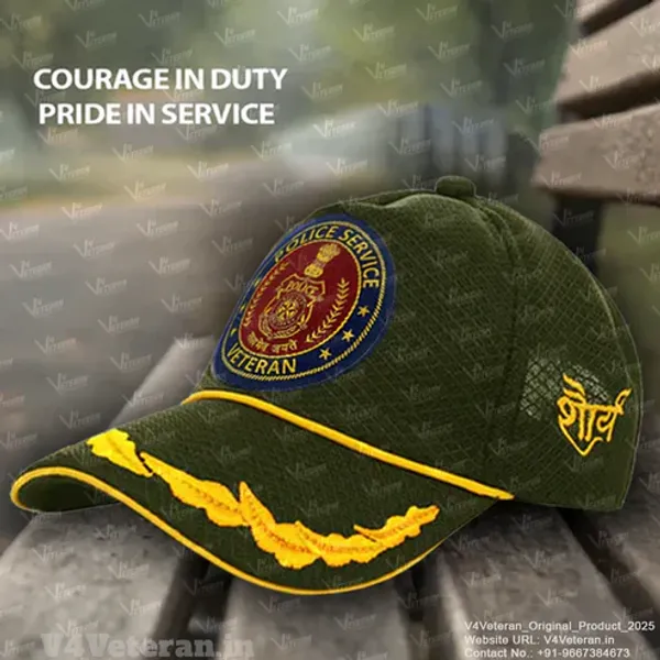 Police_Service_Officers'_(Olive_Green)_Veterans_Baseball_Cap