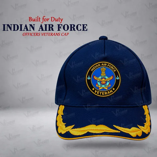 Indian_Air_Force_Officers_Veterans_Cap_(Fabric:_Premium_Autumn,_Color:_Blue)