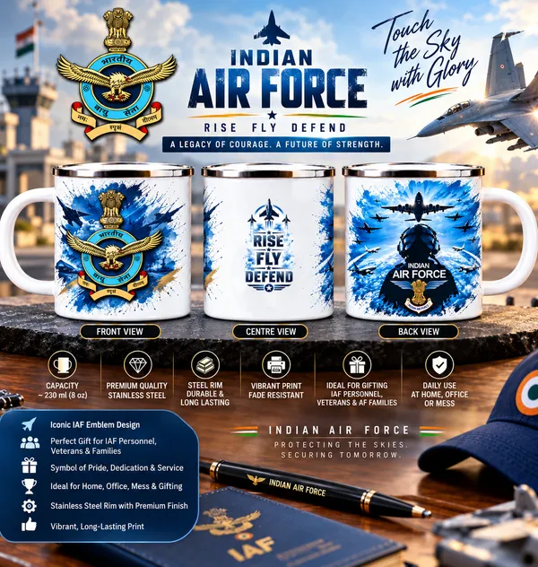 Indian_Air_Force_Steel_Mug_D2