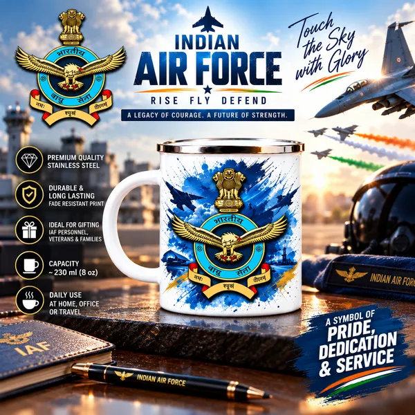 Indian_Air_Force_Steel_Mug_D2
