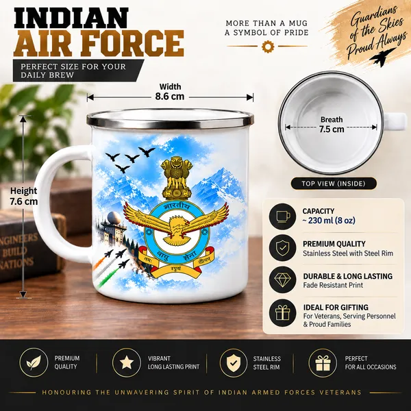 Indian_Air_Force_Steel_Mug