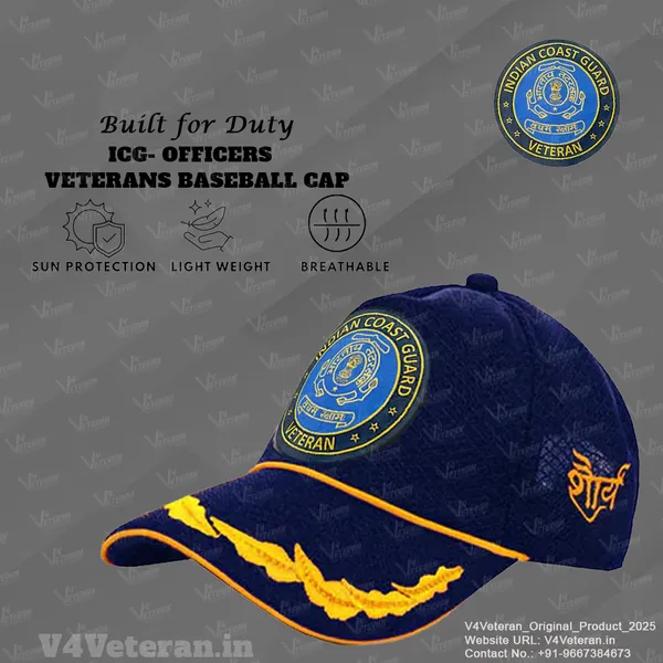 Indian_Coast_Guard_Officers'_(Blue)_Veterans_Baseball_Cap