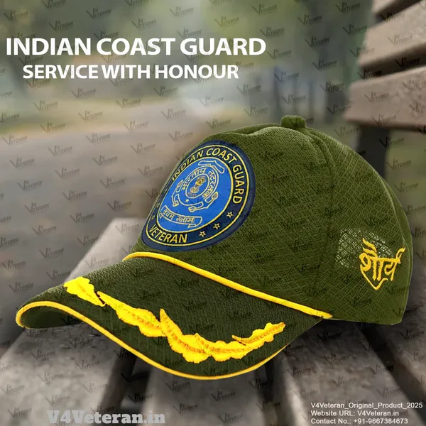 Indian_Coast_Guard_Officers'_(Olive_Green)_Baseball_Cap