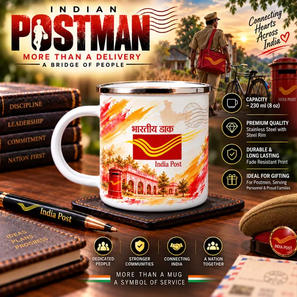 Indian_Post_Steel_Mug