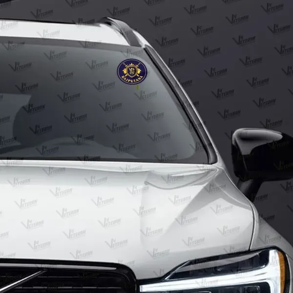 RAJPUTANA_Windshield_Front_Gumming_Vinyl_Stickers/Decals_for_Inside_Pasting_(Pack_of_7)