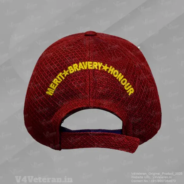 Indian_Army_Officers'_(Maroon)_Veterans_Baseball_Cap