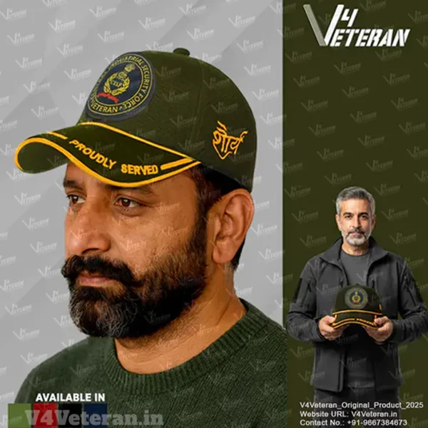 CISF-Proudly_Served_(Olive_Green)_Veterans_Baseball_Cap