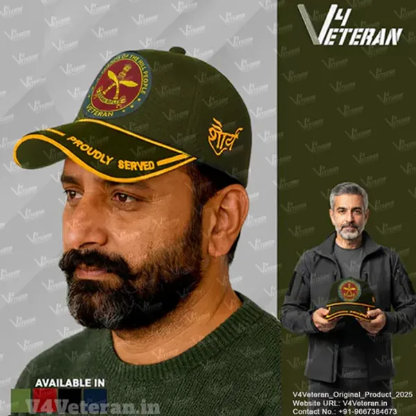 Assam_Rifles-Proudly_Served_(Olive_Green)_Veterans_Baseball_Cap