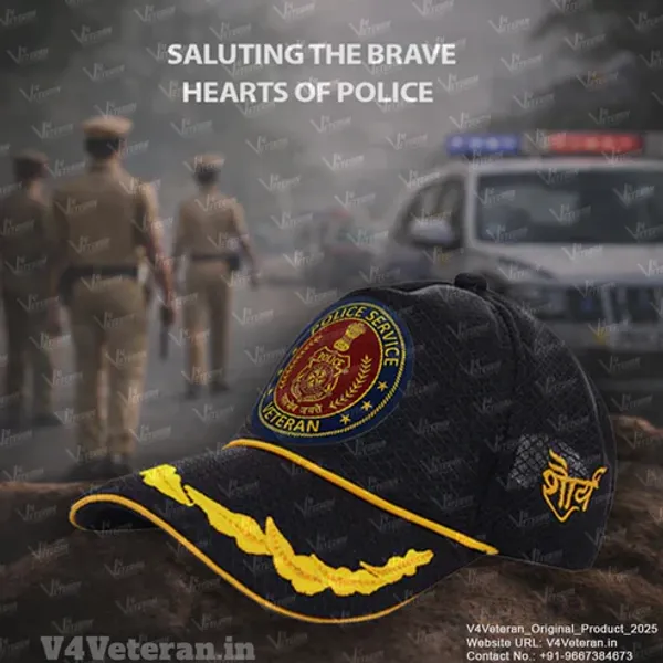 Police_Service_Officers'_(Black)_Veterans_Baseball_Cap