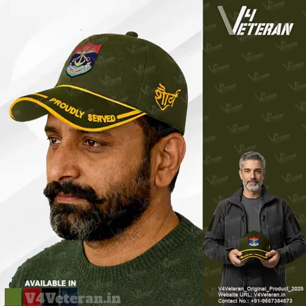 Indian_Armed_Forces-Proudly_Served_(Olive_Green)_Veterans_Baseball_Cap