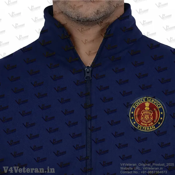 Police_Service_Jacket_(Zipper,_Cotton_Fleece_340GSM)_for_Veterans_(Blue)