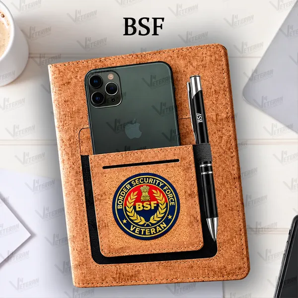 BSF_(Veteran)_Office_Notebook_with_Phone–Card_Pocket_&_Elastic_Pen_Loop_(cork)