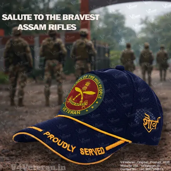 Assam_Rifles-Proudly_Served_(Blue)_Veterans_Baseball_Cap
