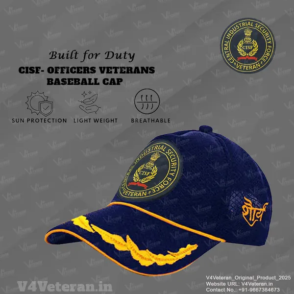 CISF_Officers'_(Blue)_Veterans_Baseball_Cap