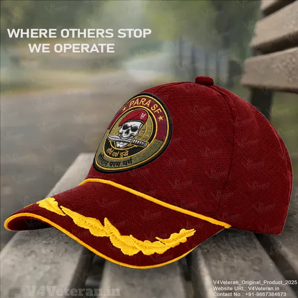 Para_SF-Officers'_(Maroon)_Veterans_Baseball_Cap