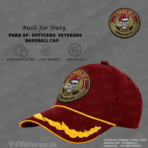 Para_SF-Officers'_(Maroon)_Veterans_Baseball_Cap
