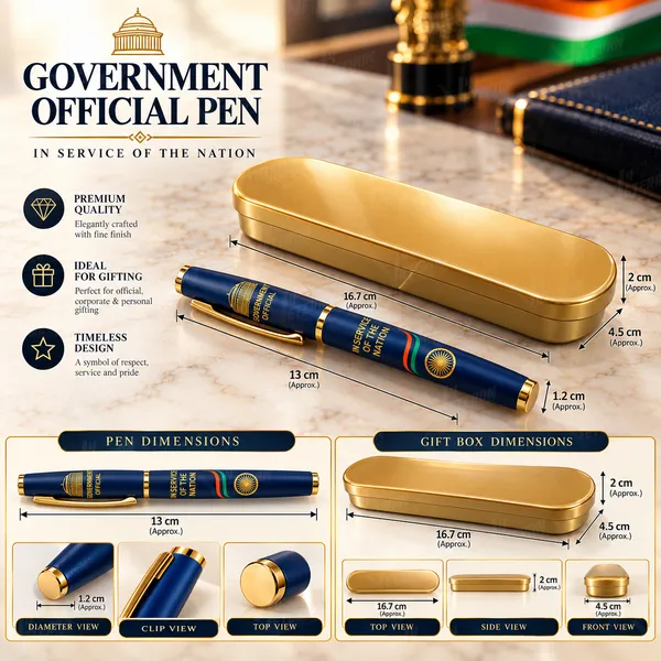 Premium_Government_Official_Blue_&_Gold_Pen_