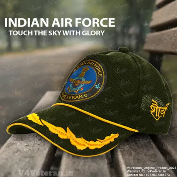 Indian_Air_force_(Olive_Green)_Officers'_Baseball_Cap_for_Veterans