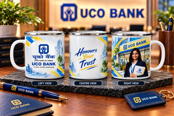 UCO_Bank_Steel_Mug