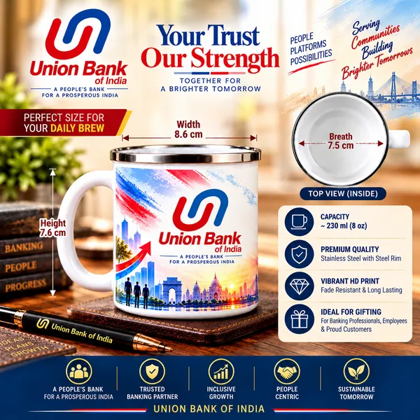 Union_Bank_of_India_Steel_Mug