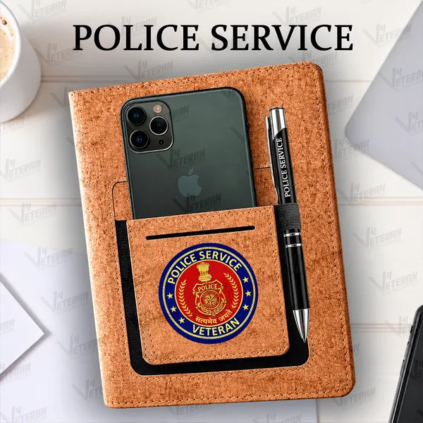Police_Service_(Veteran)_Office_Notebook_with_Phone–Card_Pocket_&_Elastic_Pen_Loop_(cork)
