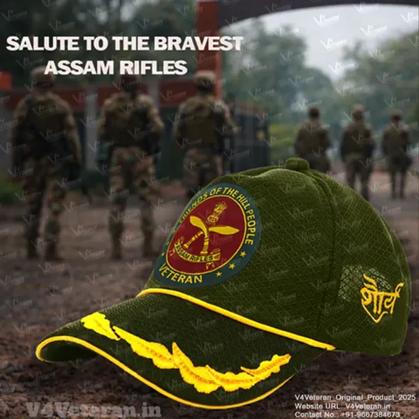 Assam_Rifles_Officers'_(Olive_Green)_Veterans_Baseball_Cap
